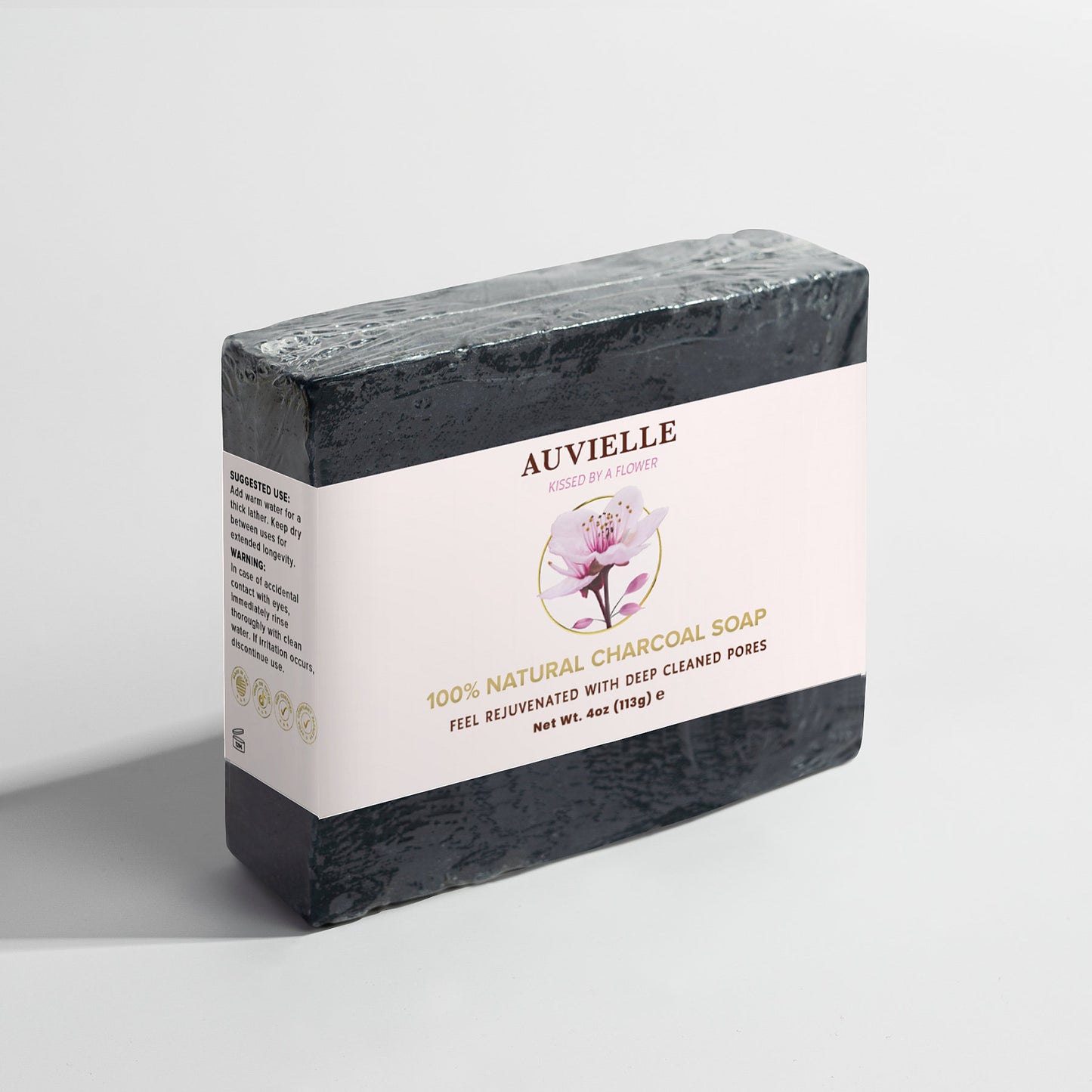 100% Natural Charcoal Soap