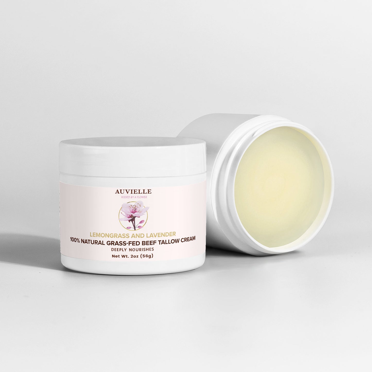 100% Natural Grass-Fed Beef Tallow Cream (Lemongrass and Lavender)