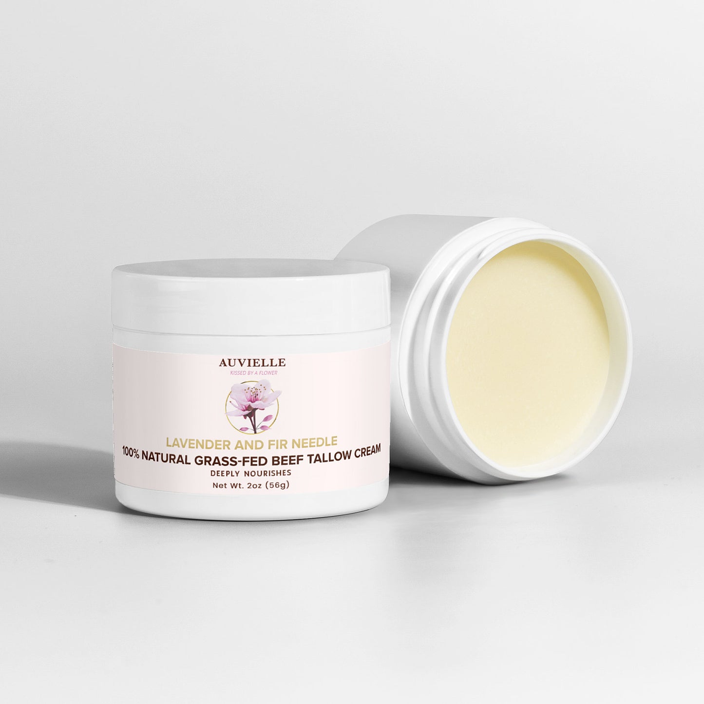 100% Natural Grass-Fed Beef Tallow Cream (Lavender and Fir Needle)