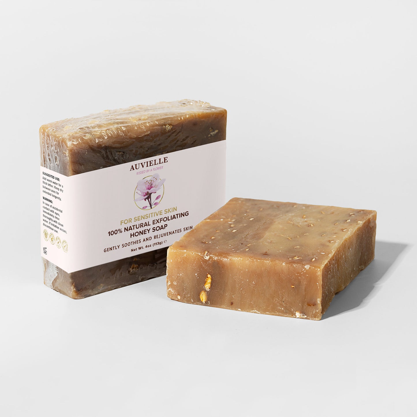 100% Natural Exfoliating Honey Soap