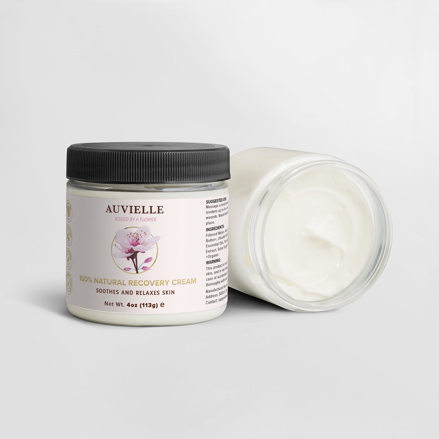 100% Natural Recovery Cream