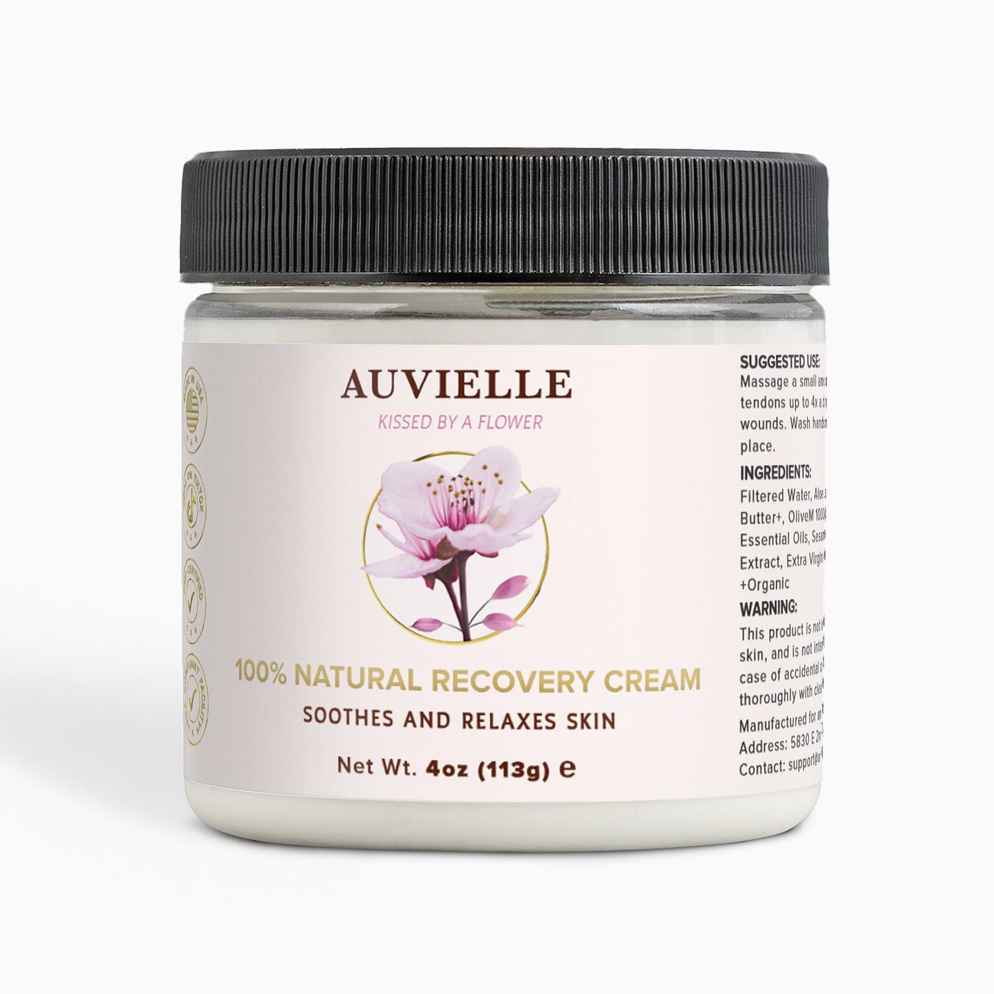 100% Natural Recovery Cream