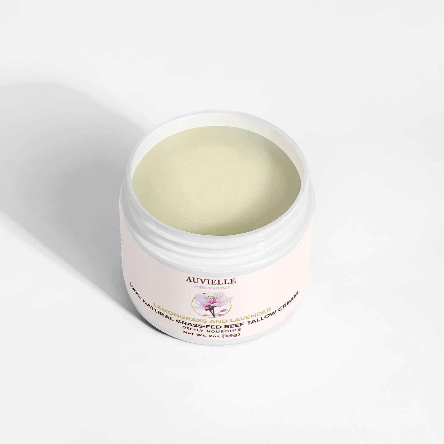100% Natural Grass-Fed Beef Tallow Cream (Lemongrass and Lavender)