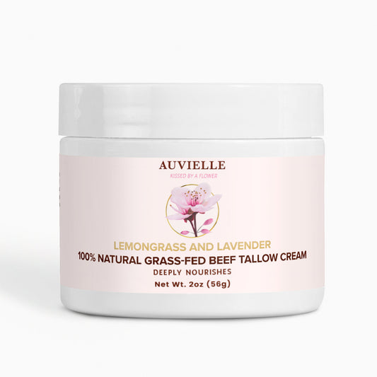 100% Natural Grass-Fed Beef Tallow Cream (Lemongrass and Lavender)