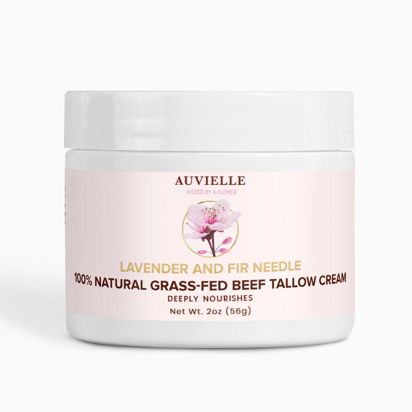 100% Natural Grass-Fed Beef Tallow Cream (Lavender and Fir Needle)