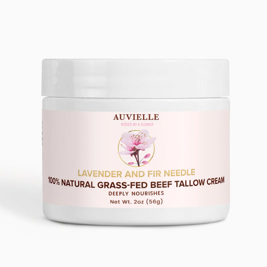 100% Natural Grass-Fed Beef Tallow Cream (Lavender and Fir Needle)
