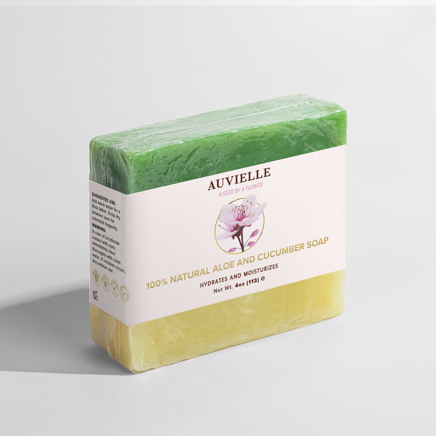100% Natural Aloe and Cucumber Soap