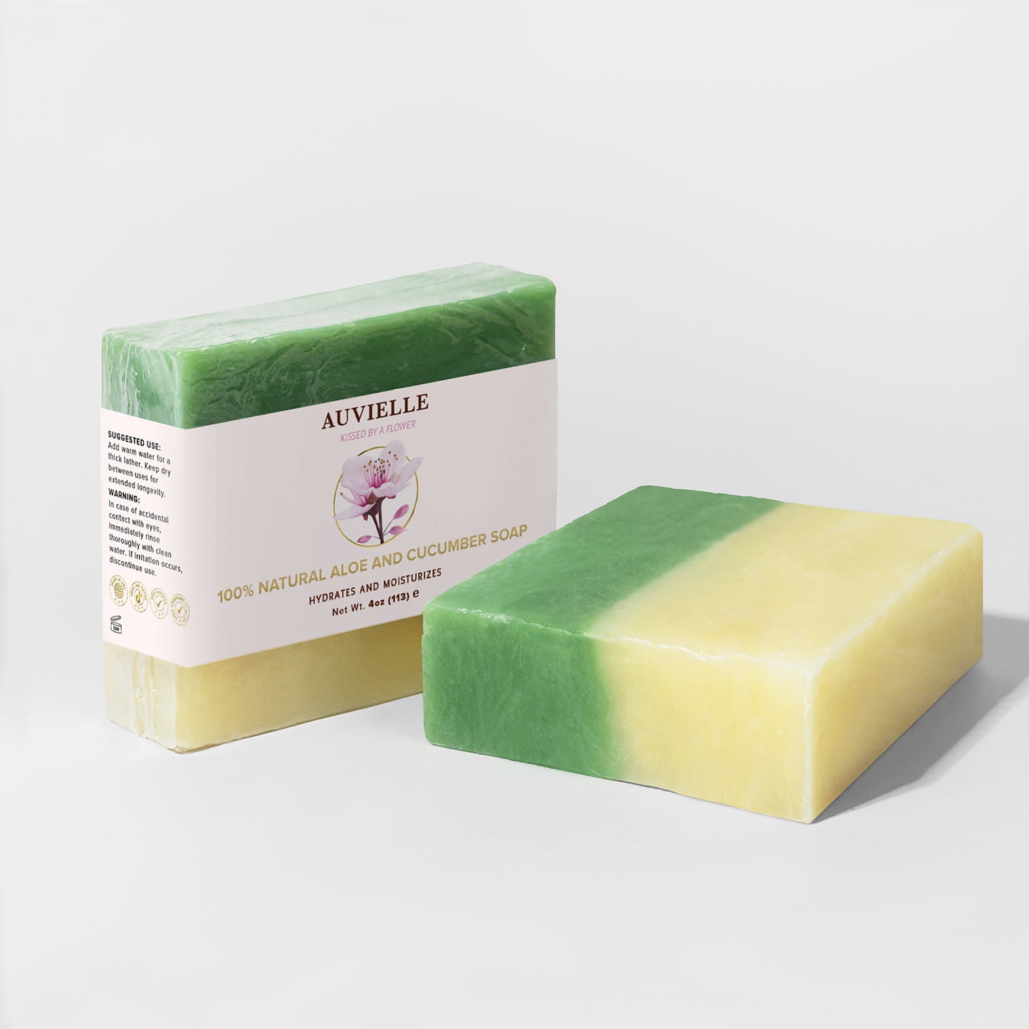 100% Natural Aloe and Cucumber Soap